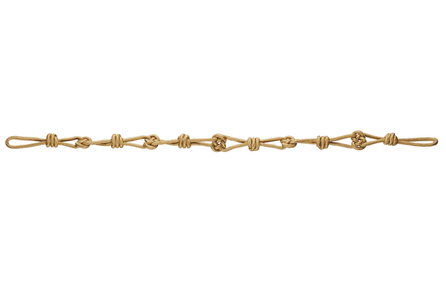 Hallis Accord Knotted Rope Tieback - Gold