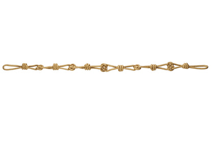 Hallis Accord Knotted Rope Tieback - Gold