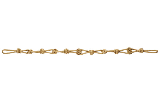 Hallis Accord Knotted Rope Tieback - Gold