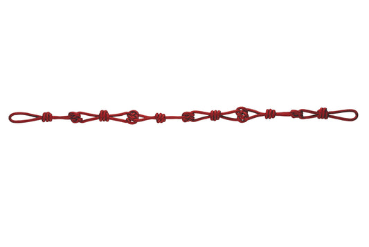 Hallis Accord Knotted Rope Tieback - Red