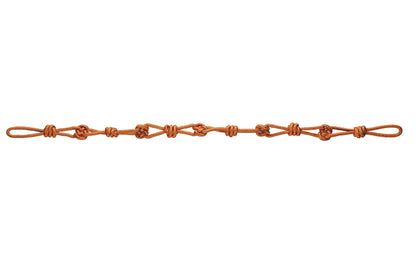 Hallis Accord Knotted Rope Tieback - Orange