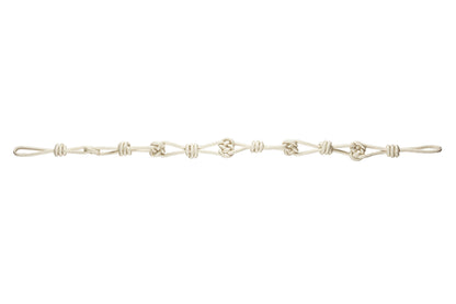 Hallis Accord Knotted Rope Tieback - Cream