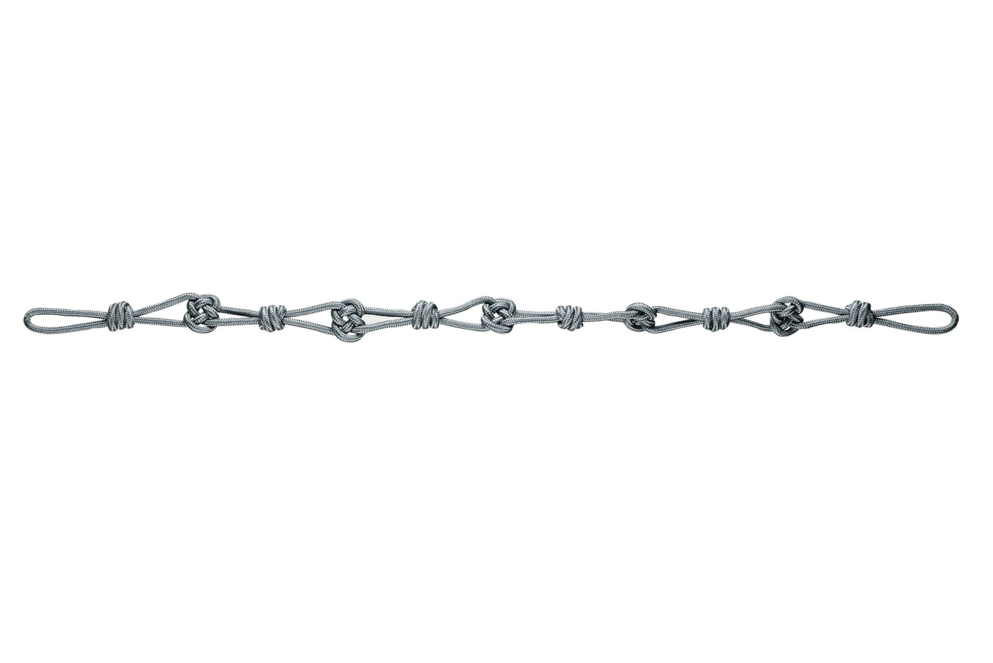 Hallis Accord Knotted Rope Tieback - Steel Blue