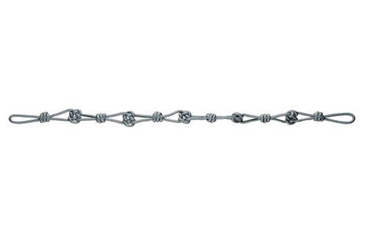 Hallis Accord Knotted Rope Tieback - Steel Blue
