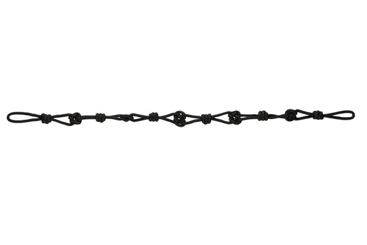 Hallis Accord Knotted Rope Tieback - Black