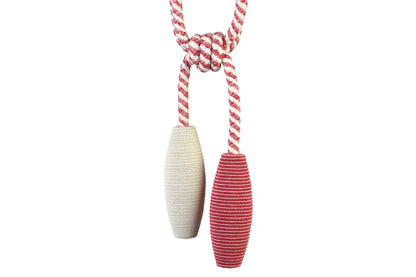Hallis Jazz Double Skittle Tieback - Pink & Cream