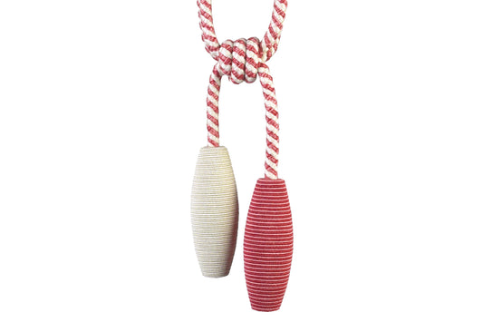 Hallis Jazz Double Skittle Tieback - Pink & Cream