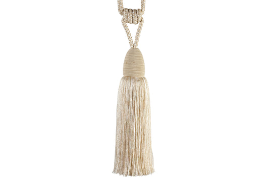 Hallis Jive Tassel Tieback - Cream