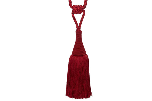 Hallis Colour Passion Trends Large Tassel Tieback - Ruby
