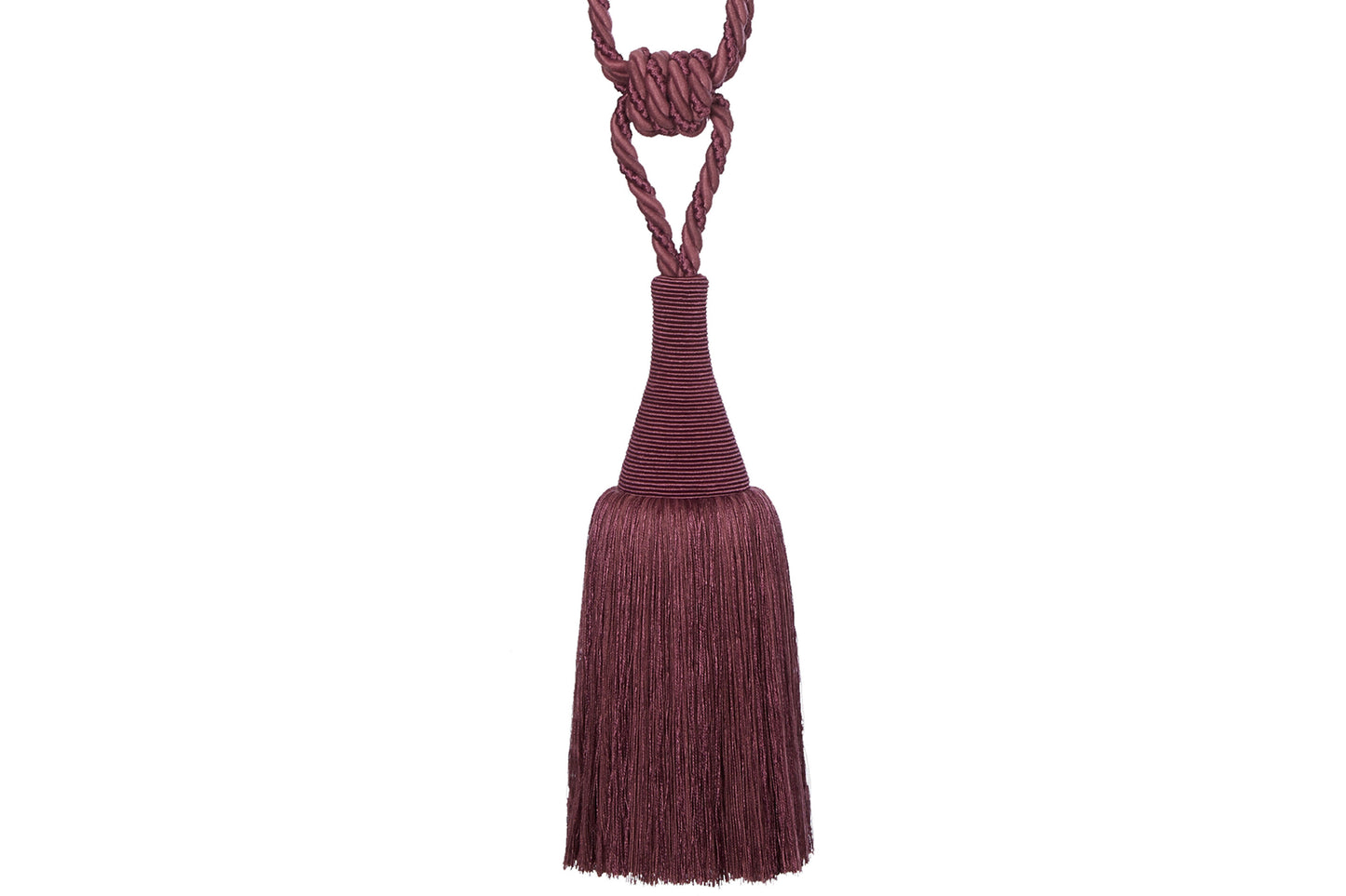 Hallis Colour Passion Trends Small Tassel Tieback - Damson