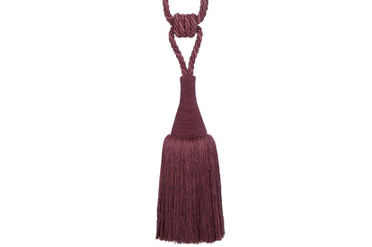 Hallis Colour Passion Trends Small Tassel Tieback - Damson