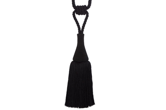 Hallis Colour Passion Trends Large Tassel Tieback - Black