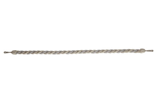 Hallis Colour Passion Trends Large Rope Tieback - Silver Grey