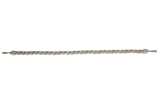 Hallis Colour Passion Trends Small Rope Tieback - Silver Grey