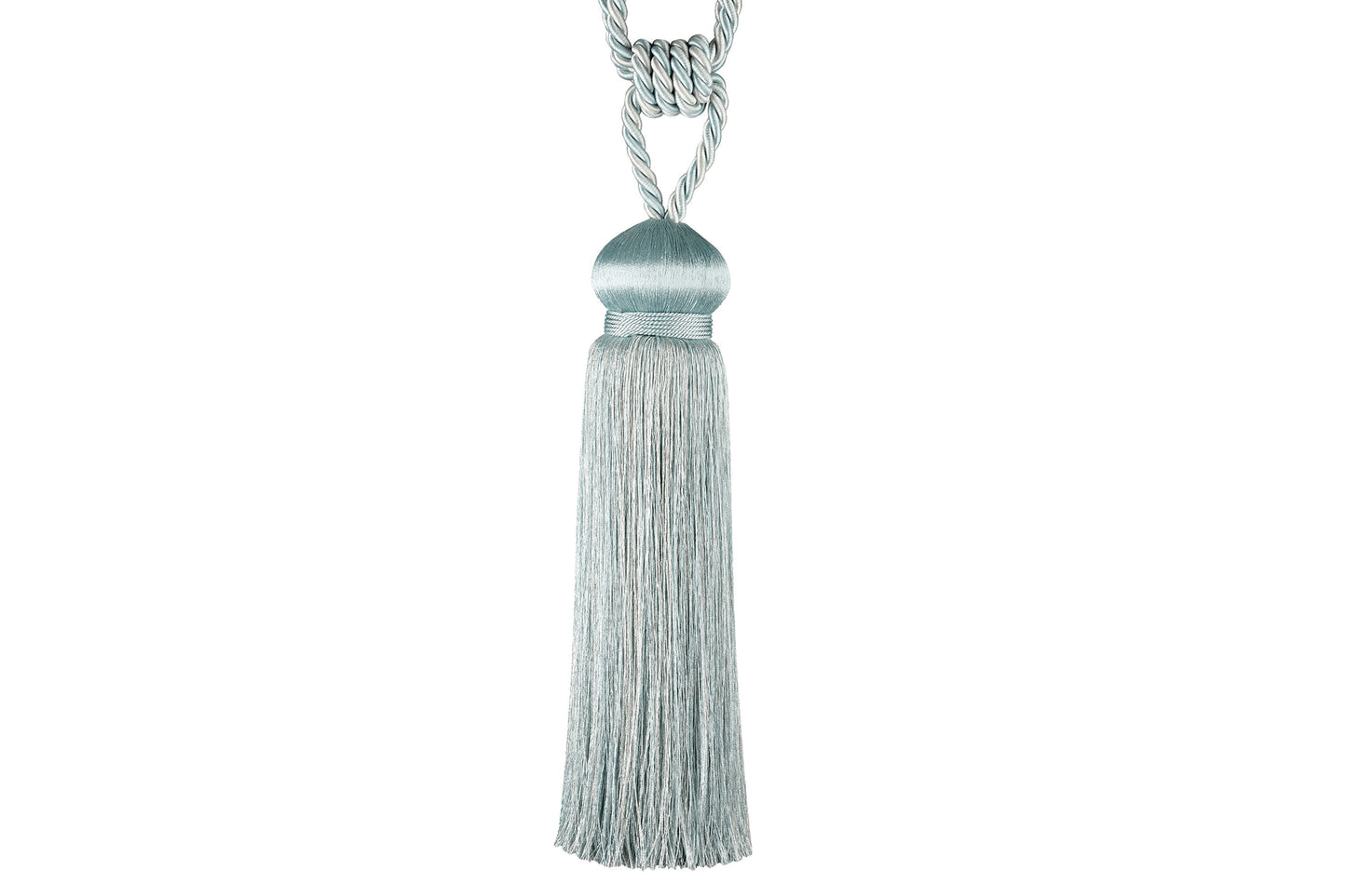 Hallis Rio Tassel Tieback - Duck Egg