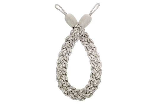 Hallis Highland Plaited Rope Tieback - Natural