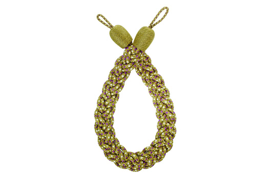 Hallis Highland Plaited Rope Tieback - Bramble