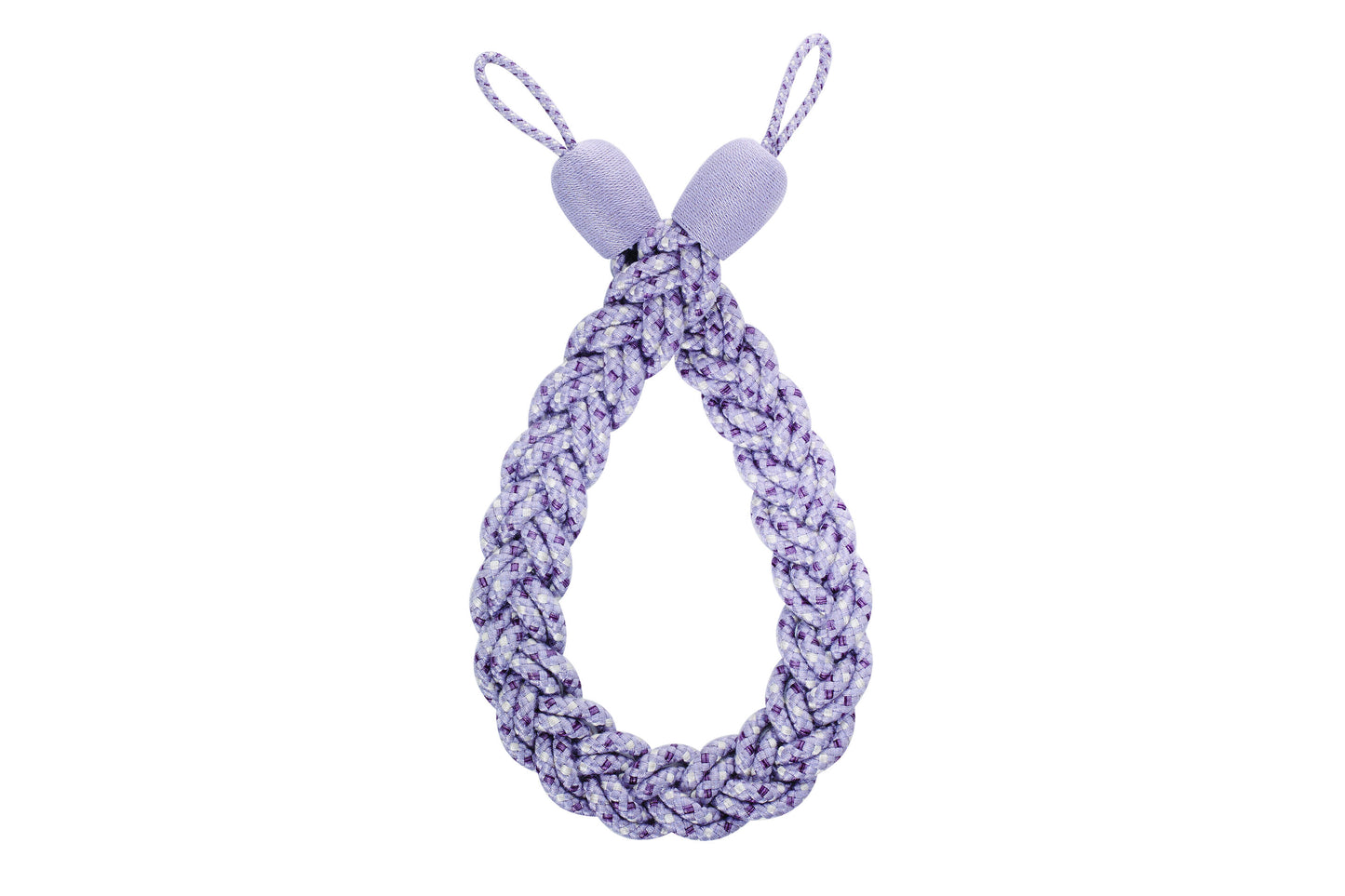 Hallis Highland Plaited Rope Tieback - Thistle