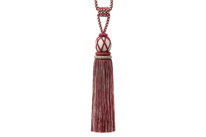 Hallis Highland Large Tassel Tieback - Ruby
