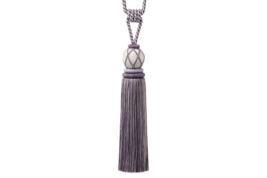 Hallis Highland Small Tassel Tieback - Thistle
