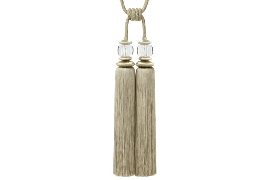 Hallis Mirage Double Tassel Tieback - Champagne