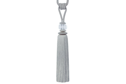 Hallis Mirage Tassel Tieback - Platinum