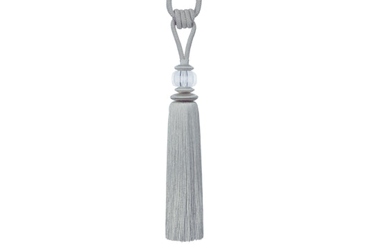 Hallis Mirage Tassel Tieback - Platinum