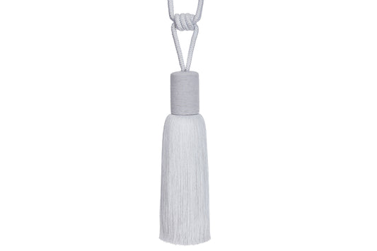 Hallis Calypso Tassel Tieback - White