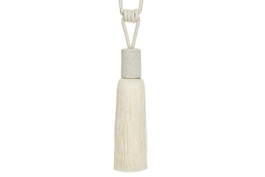 Hallis Calypso Tassel Tieback - Cream