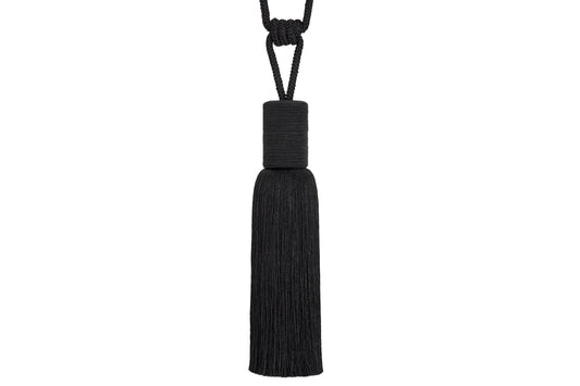 Hallis Calypso Tassel Tieback - Liquorice