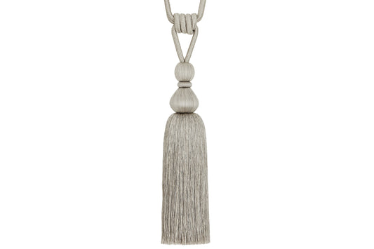 Hallis Grace Tassel Tieback - Silver