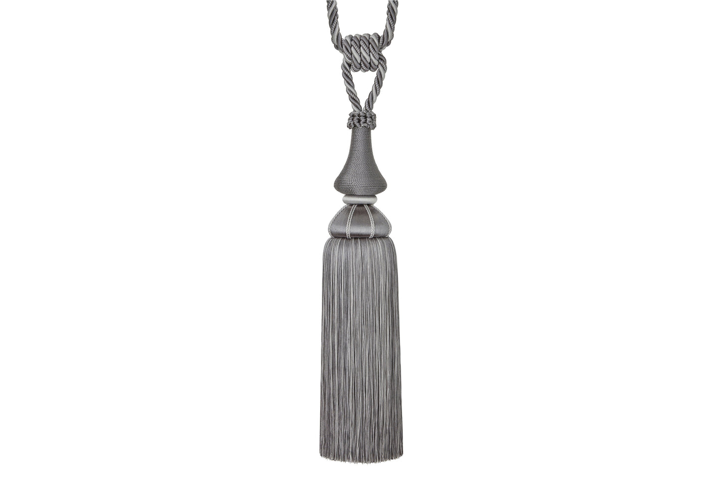 Hallis Ascot Tassel Tieback - Silver