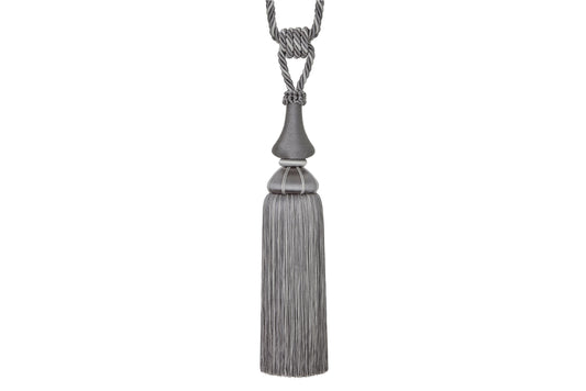 Hallis Ascot Tassel Tieback - Silver