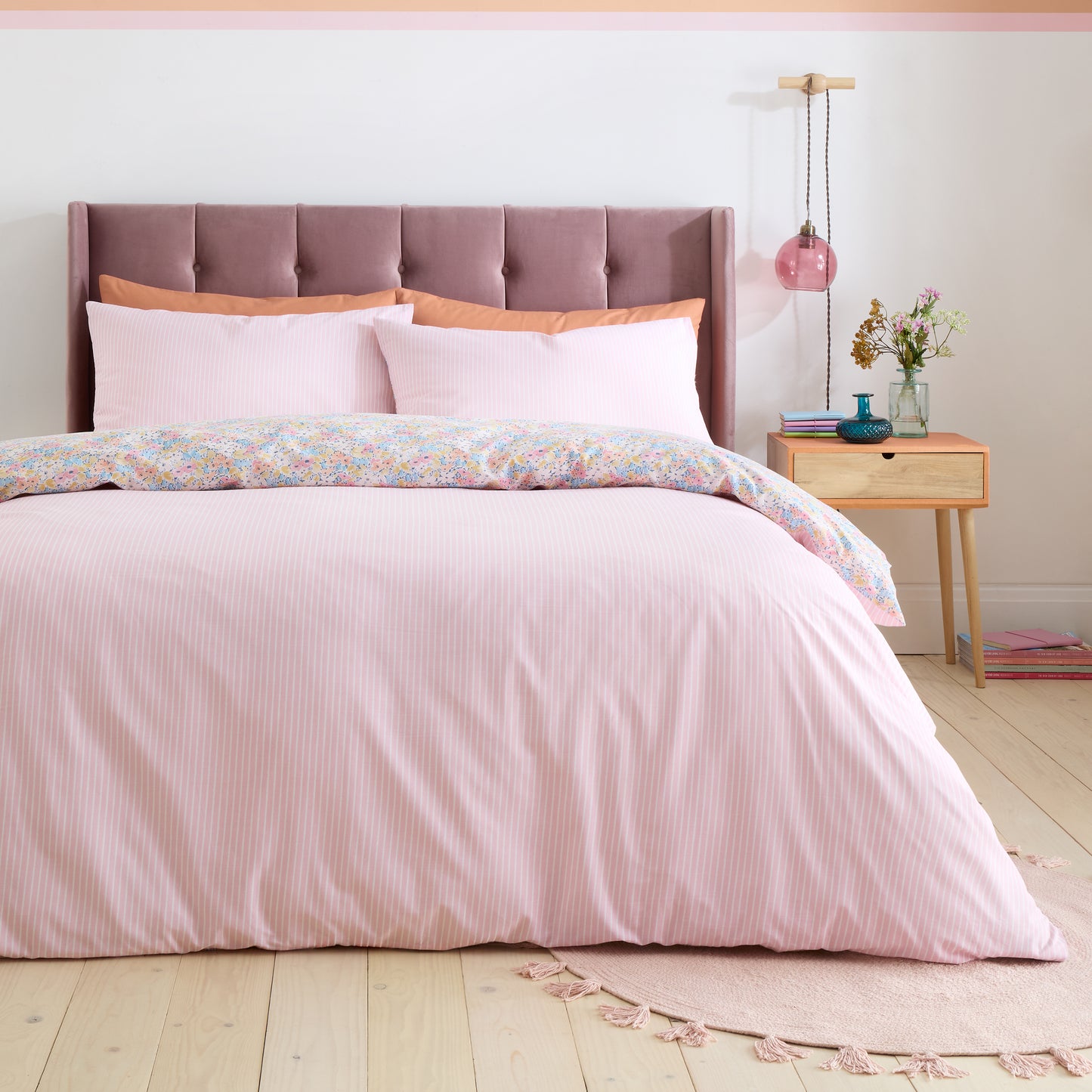 Catherine Lansfield Darcy Floral Duvet Cover Set