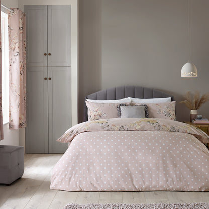 Catherine Lansfield Canterbury Duvet Cover Set - Blush