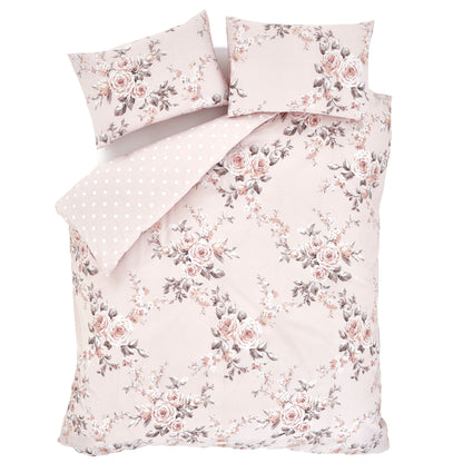Catherine Lansfield Canterbury Duvet Cover Set - Blush