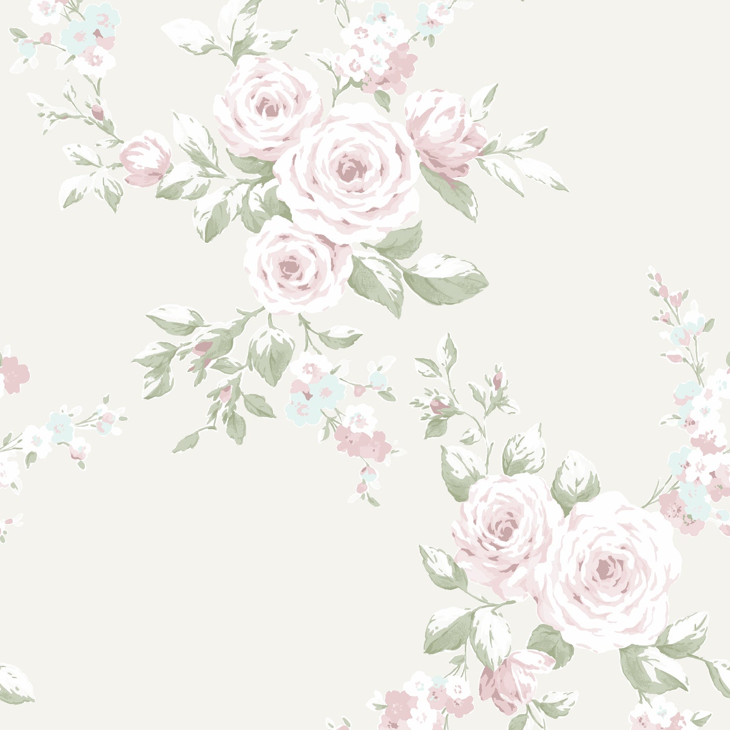 Catherine Lansfield Canterbury Wallpaper - Cream