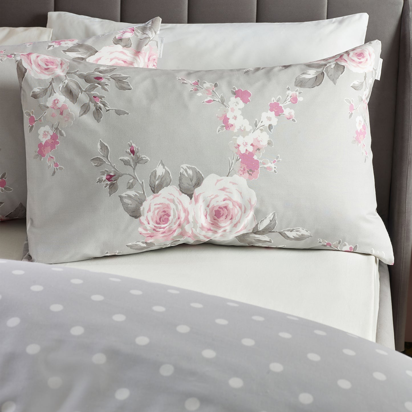 Catherine Lansfield Canterbury Duvet Cover Set - Grey