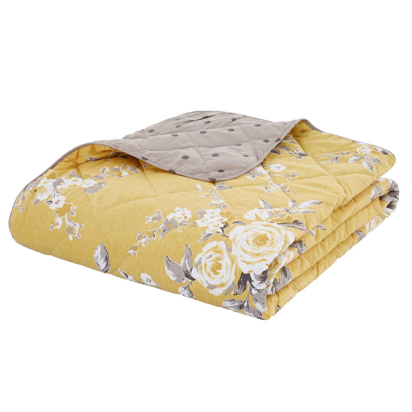 Catherine Lansfield Canterbury Bedspread - Ochre