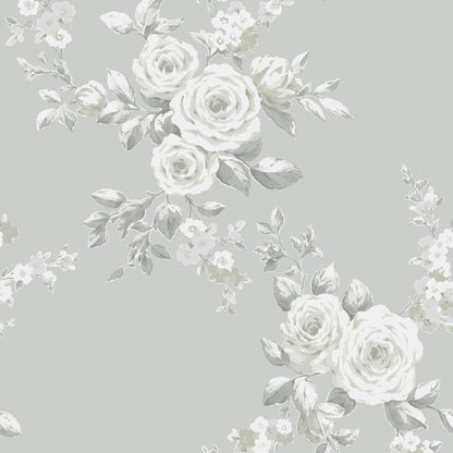 Catherine Lansfield Canterbury Wallpaper - Sage Green