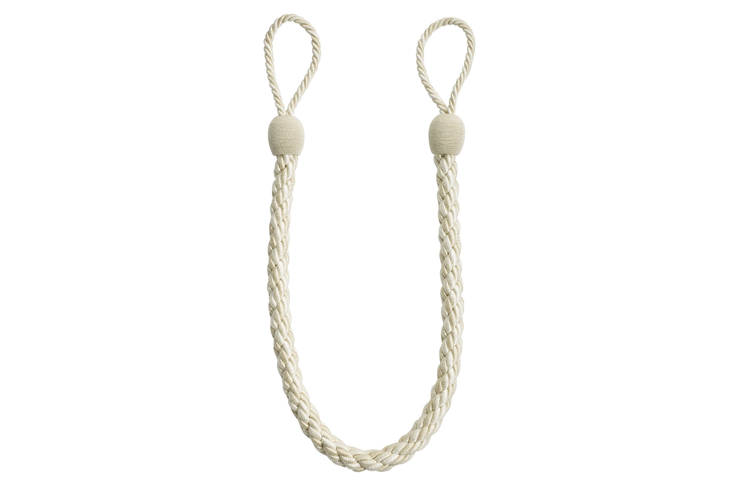 Hallis Reflections Large Rope Tieback - Natural/Ivory