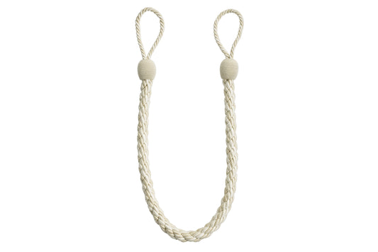 Hallis Reflections Large Rope Tieback - Natural/Ivory