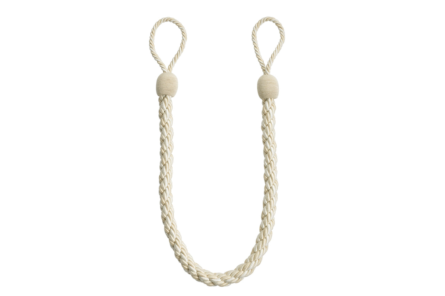 Hallis Reflections Large Rope Tieback - Natural/Cream
