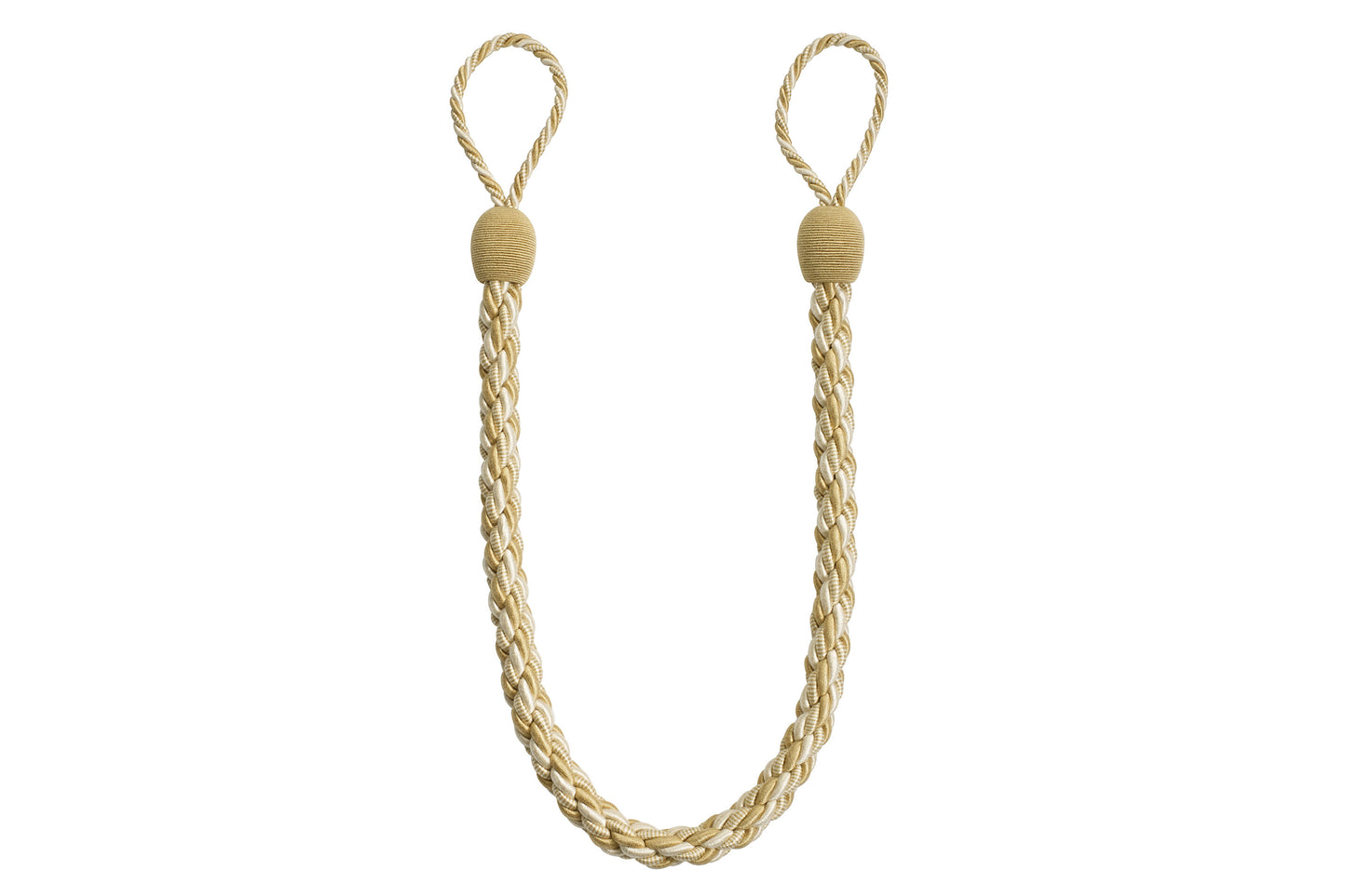 Hallis Reflections Large Rope Tieback - Beige/Brown