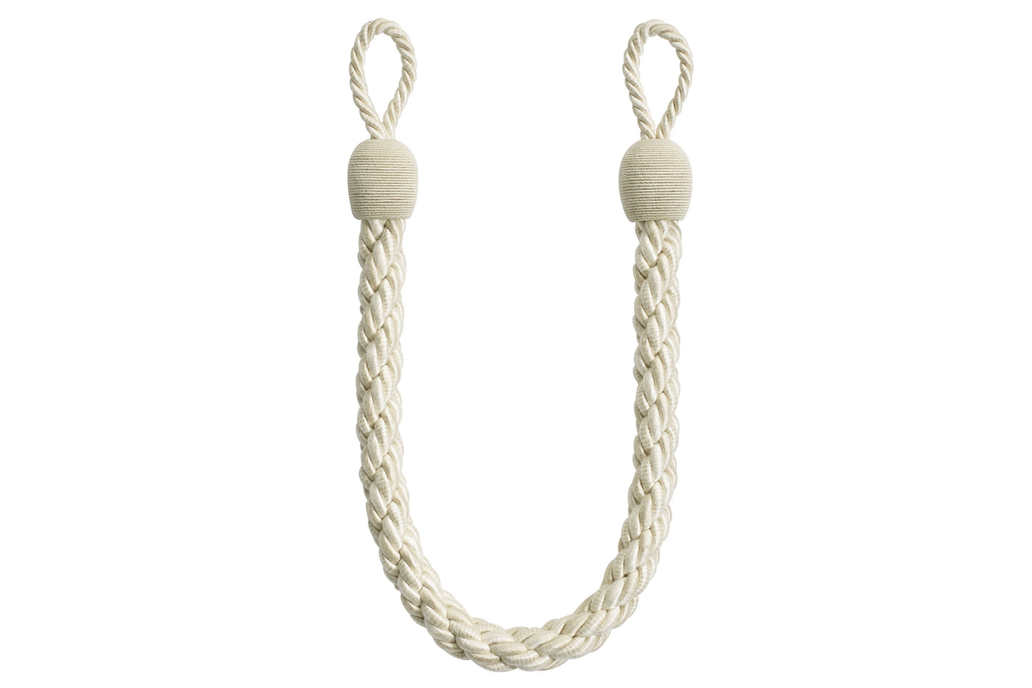 Hallis Reflections Small Rope Tieback - Natural/Ivory