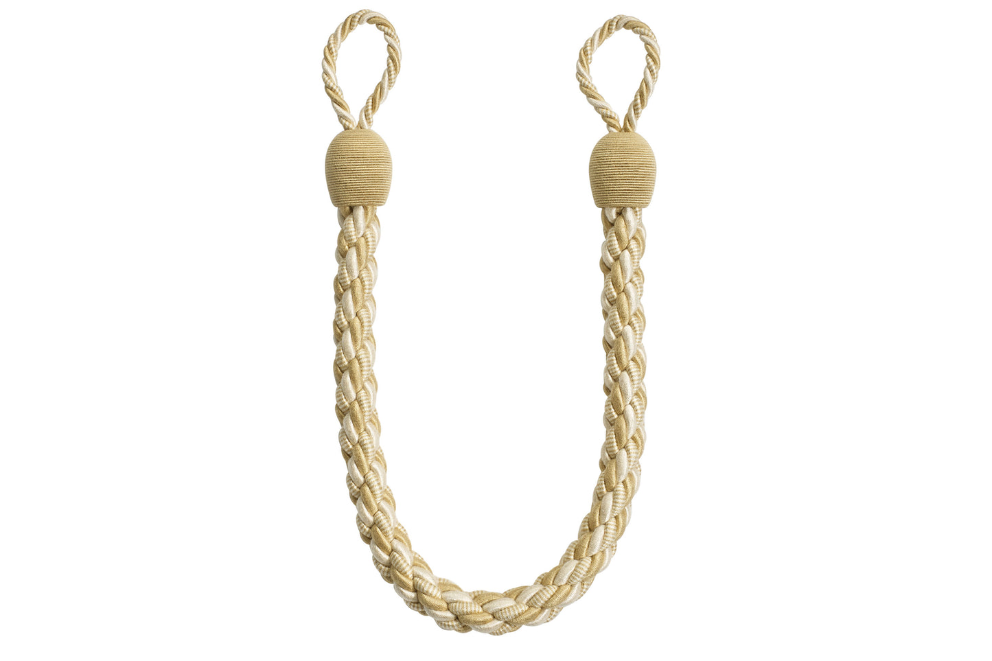 Hallis Reflections Small Rope Tieback - Cream/Vanilla