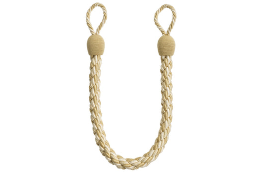 Hallis Reflections Small Rope Tieback - Cream/Vanilla