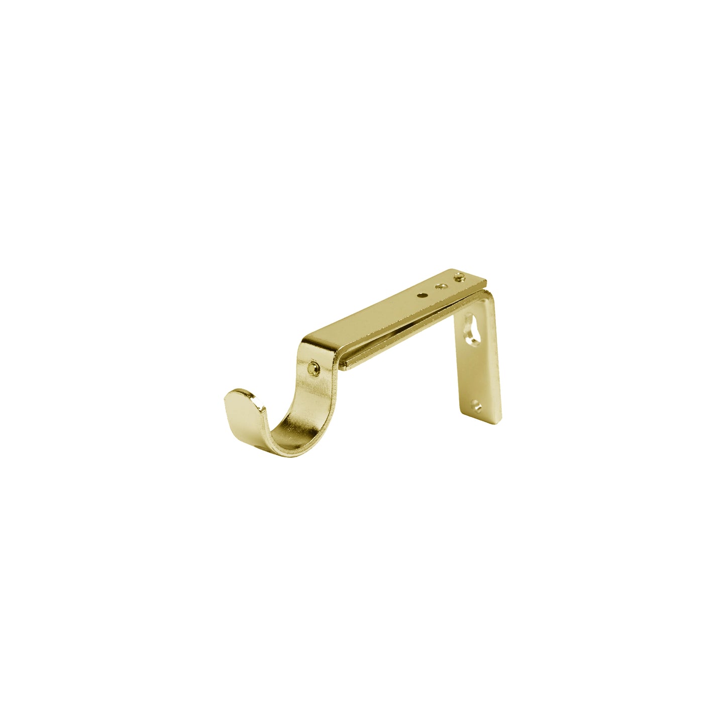 Speedy Nikola 28mm Metal Curtain Pole - Bright Brass