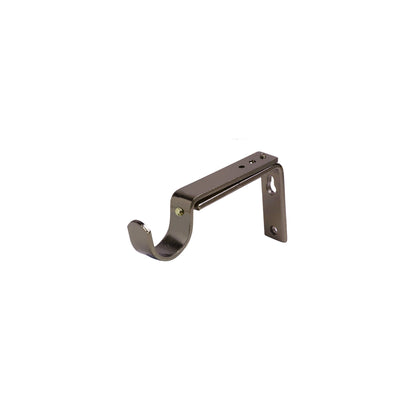 Speedy Nikola 28mm Metal Curtain Pole - Polished Graphite
