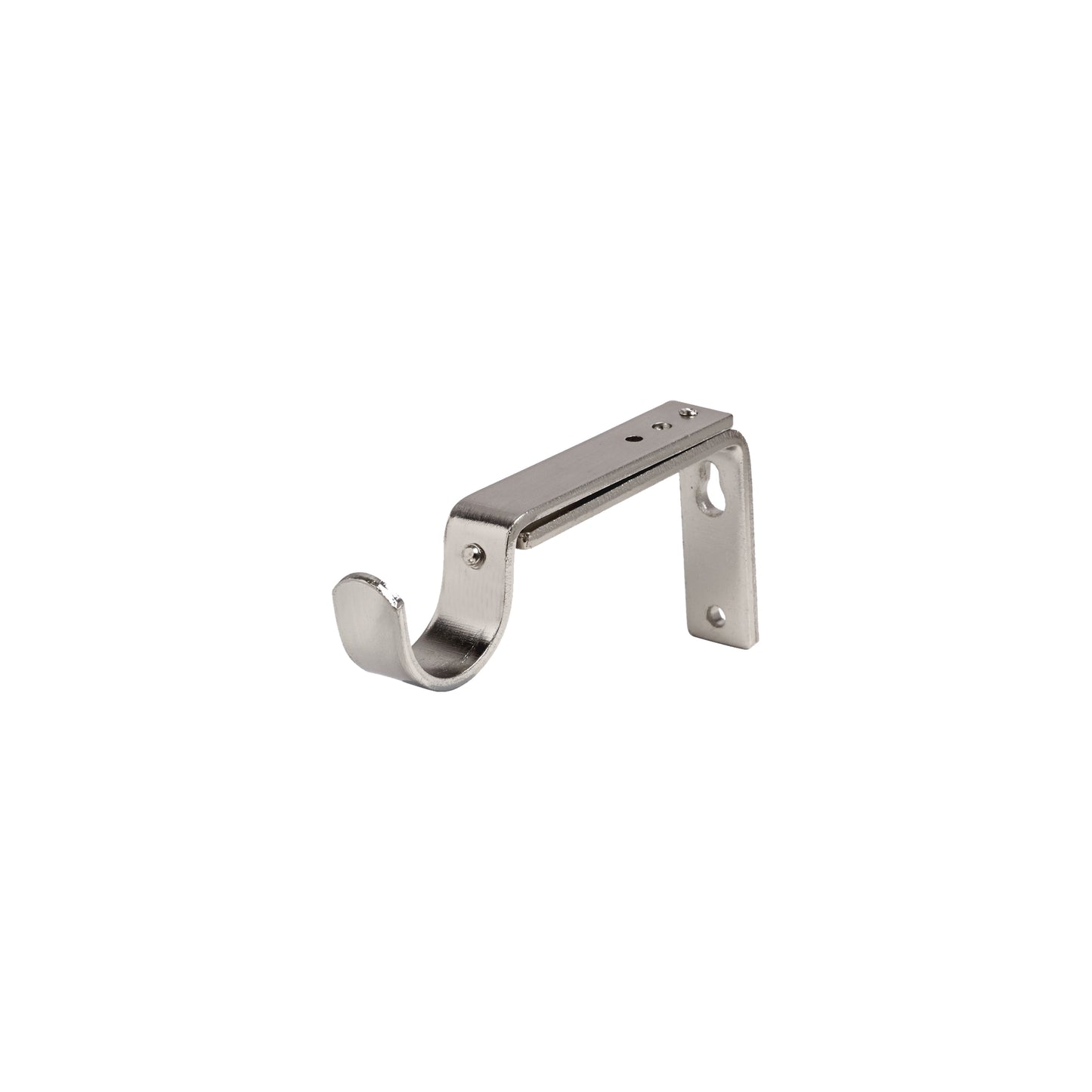 Speedy Nikola 28mm Metal Curtain Pole - Satin Silver